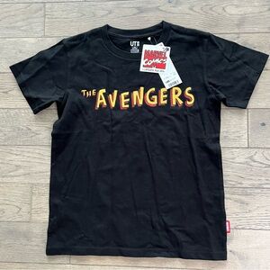 Brand New Uniqlo x Jason Polan - Marvel Comics Black Tee Avengers Size 140